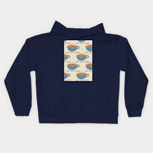 Hot Chocolate Pattern Kids Hoodie